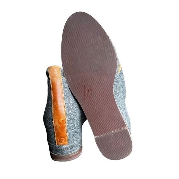 80%20 Eliotte toggle hidden wedge boot gray/brown size 8.5 - Picture 4 of 10